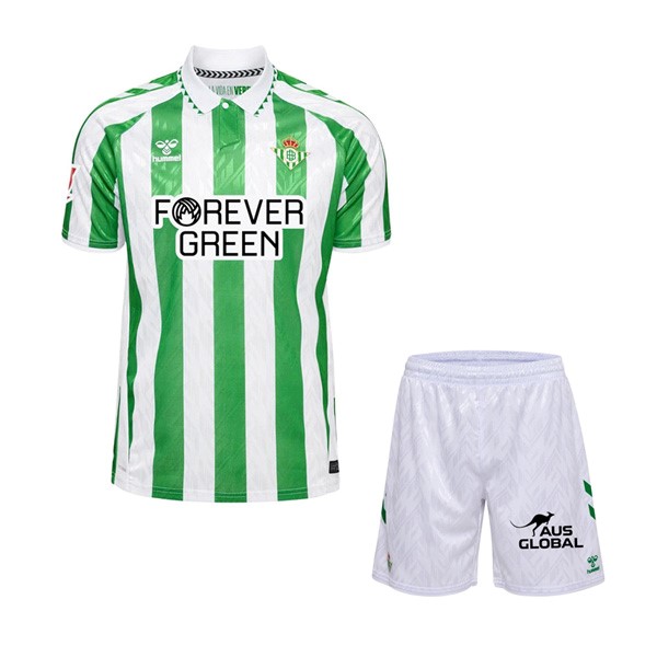 Camiseta Real Betis 1ª All Sponsors Niño 2024-2025